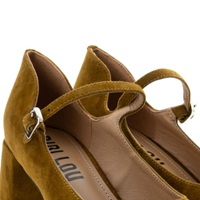 Zapatos tacón hebilla mujer Bibi Lou – Bicolor ante cómodo foto 7