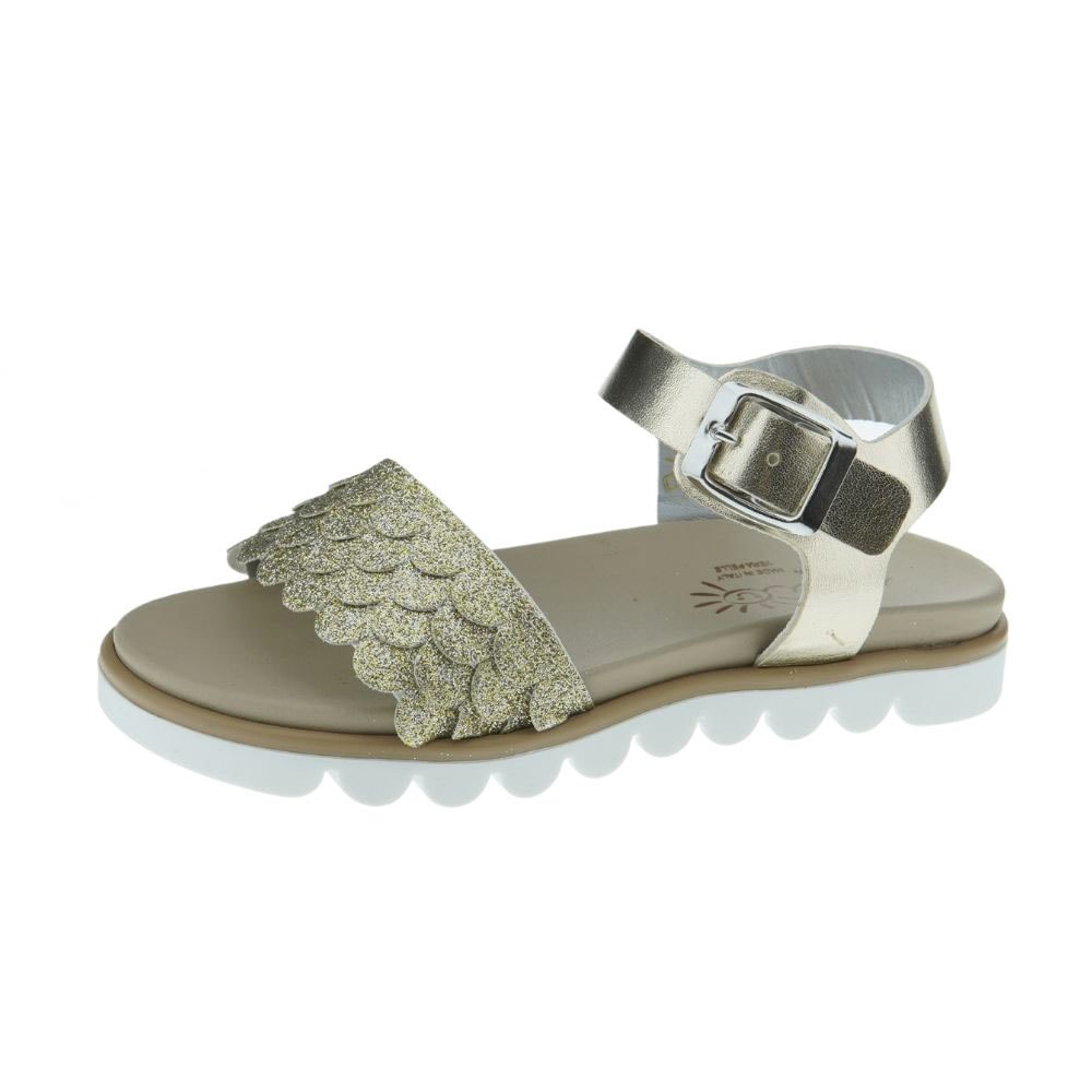 Sandalias niña purpurina hebilla Eb 0221E2 foto 3