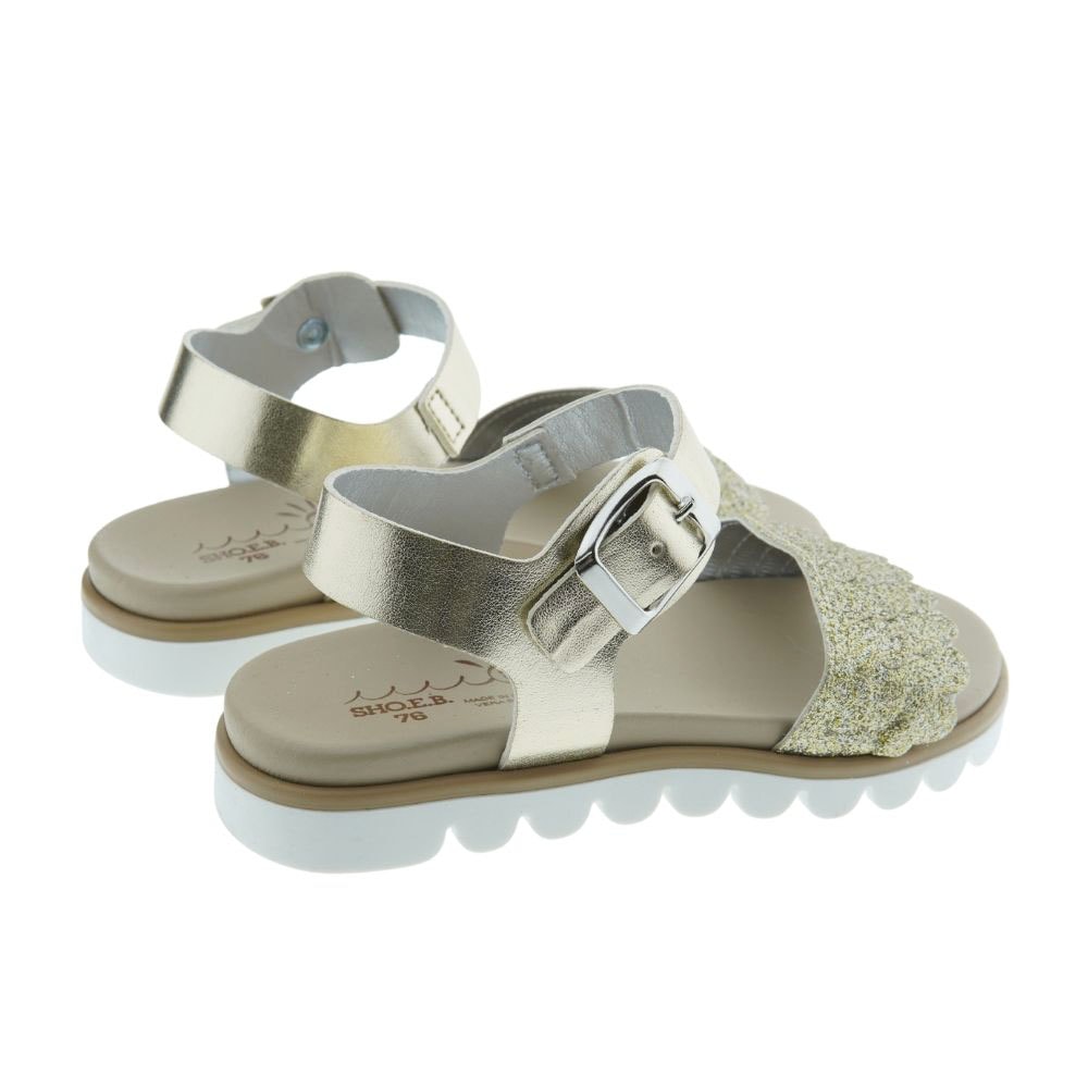 Sandalias niña purpurina hebilla Eb 0221E2 foto 4