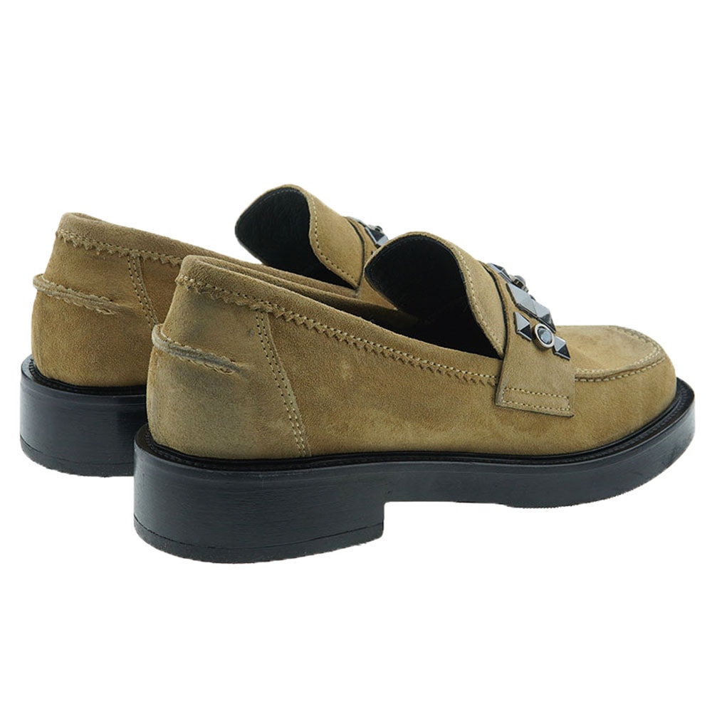 Mocasines mujer piel ante tachuelas Janet&Janet 04284 foto 4