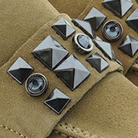 Mocasines mujer piel ante tachuelas Janet&Janet 04284 foto 6