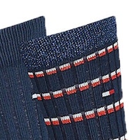 Pack dos calcetines brillantes rayas niña Tommy Hilfiger foto 2