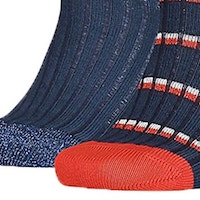 Pack dos calcetines brillantes rayas niña Tommy Hilfiger foto 4