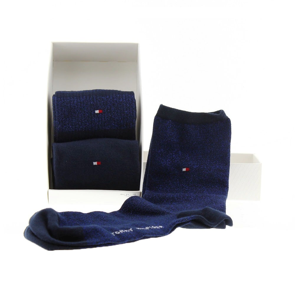 Calcetines lurex mujer Tommy Hilfiger 100000865 foto 2