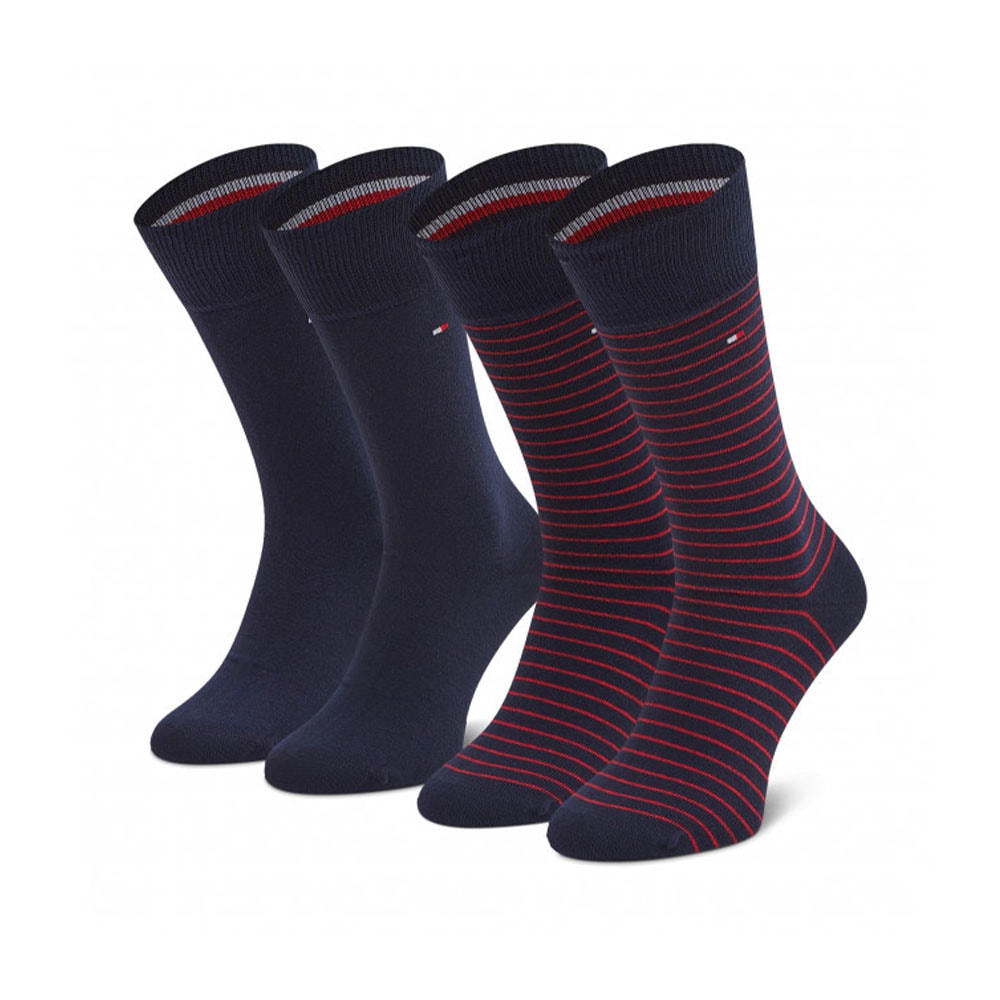 Calcetines algodón caballero rayas Tommy Hilfiger 100001496