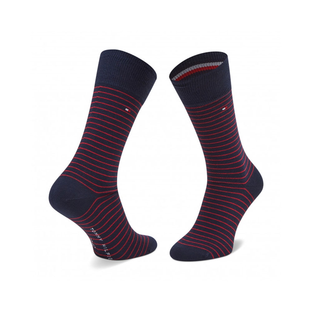 Calcetines algodón caballero rayas Tommy Hilfiger 100001496 foto 2