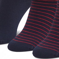 Calcetines algodón caballero rayas Tommy Hilfiger 100001496 foto 3