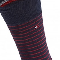 Calcetines algodón caballero rayas Tommy Hilfiger 100001496 foto 4