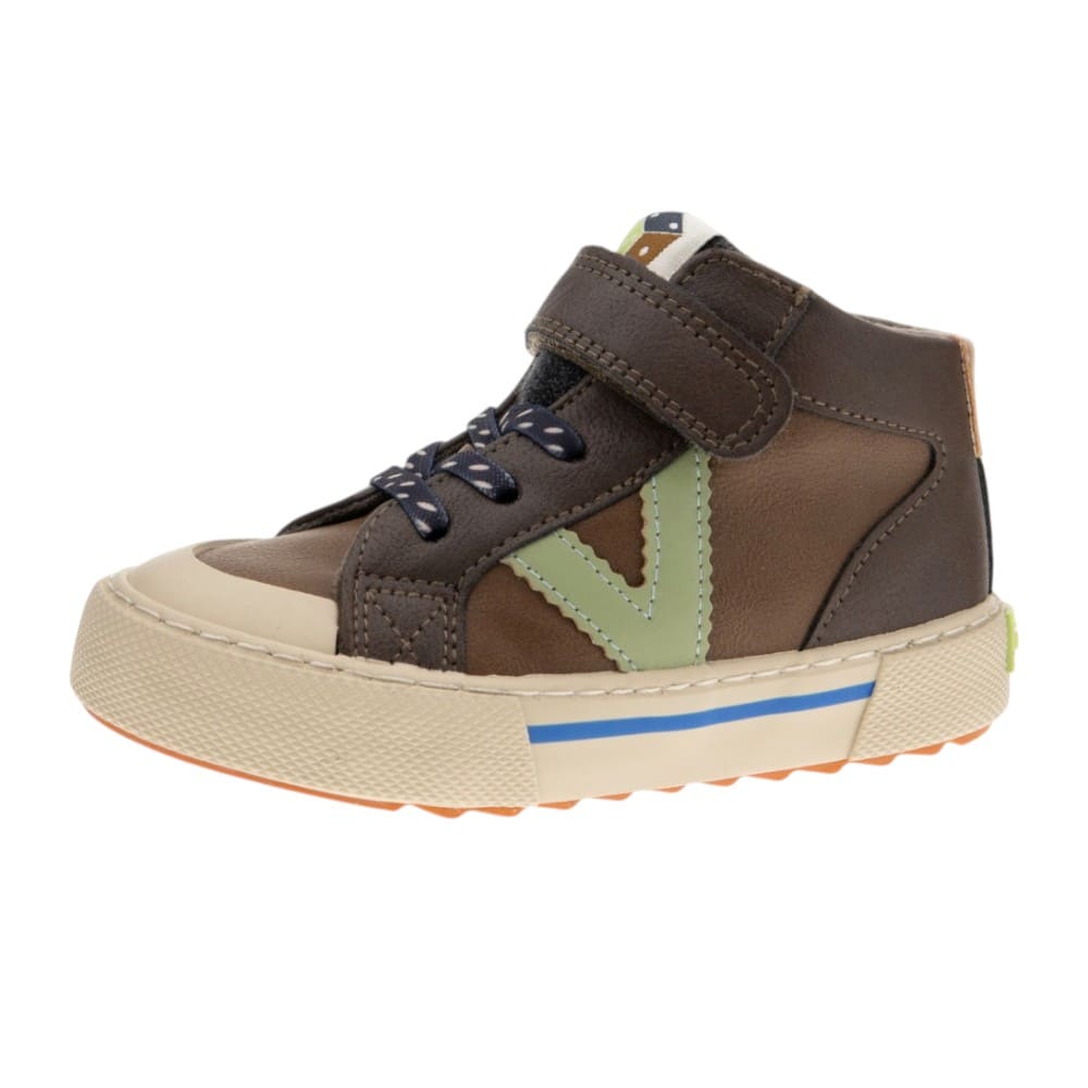 Botas Deportivas Marrones Velcros Victoria Niño foto 3