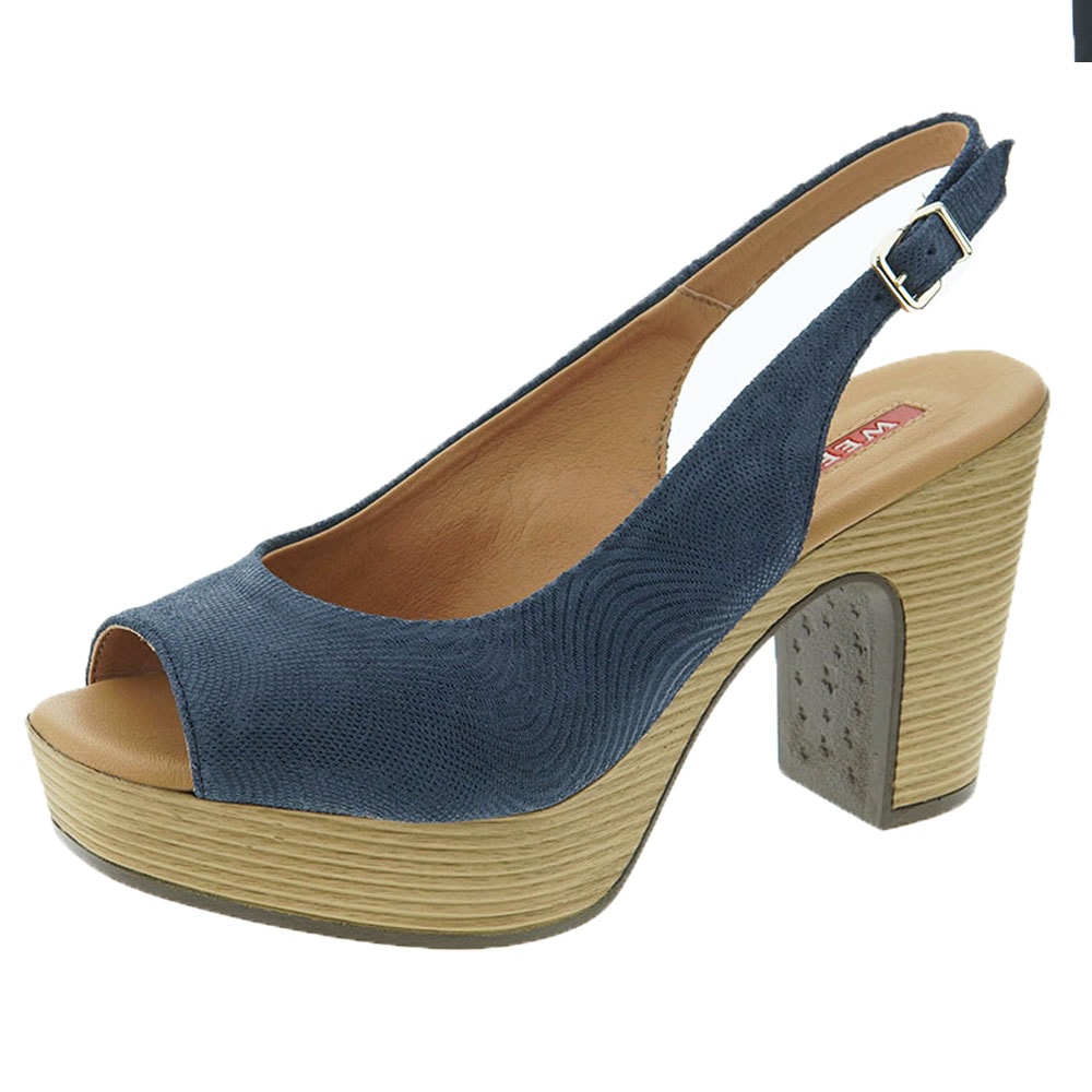 Zapatos peep-toe tacón y plataforma Pedro Miralles 11450 foto 3