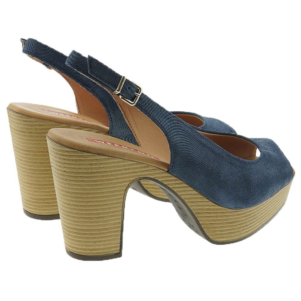 Zapatos peep-toe tacón y plataforma Pedro Miralles 11450 foto 4