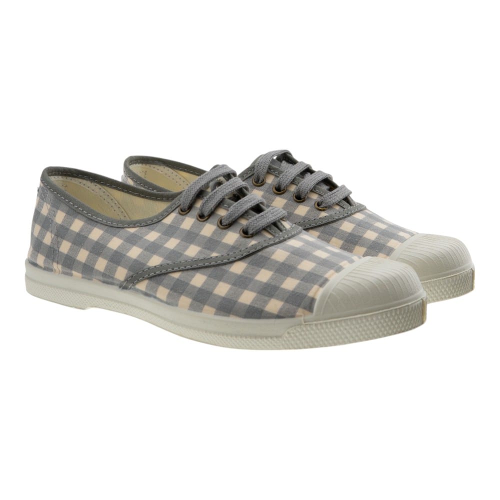 Zapatillas Lona Mujer Cuadros Natural World  121