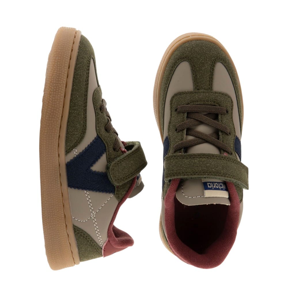 Zapato Deportivo Velcro Kaki Niño Victoria foto 2