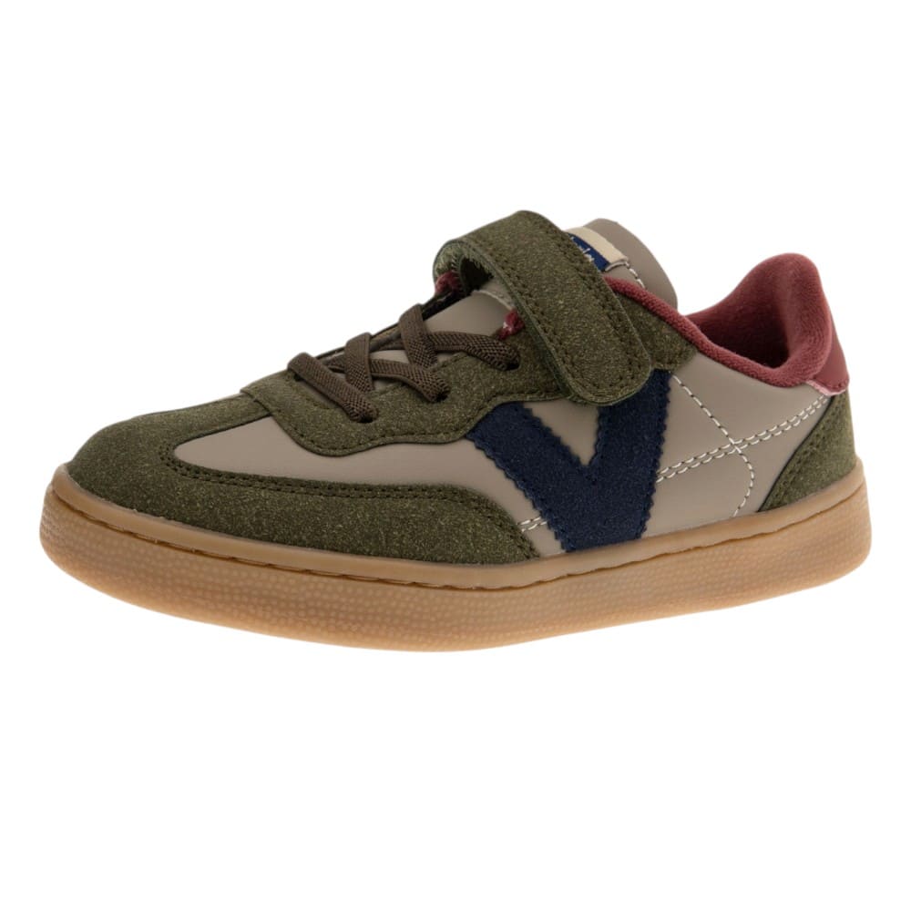 Zapato Deportivo Velcro Kaki Niño Victoria foto 3
