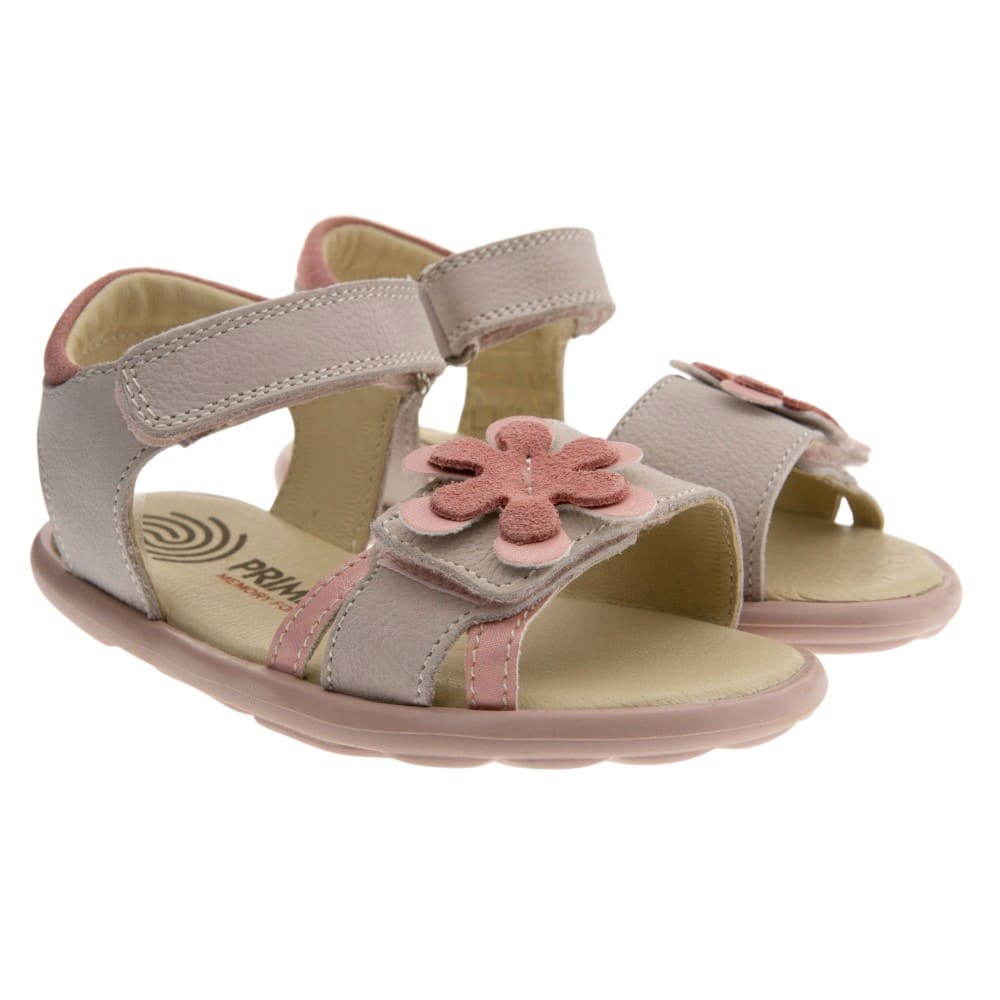 Sandalias rosas niña flores Primigi 14168