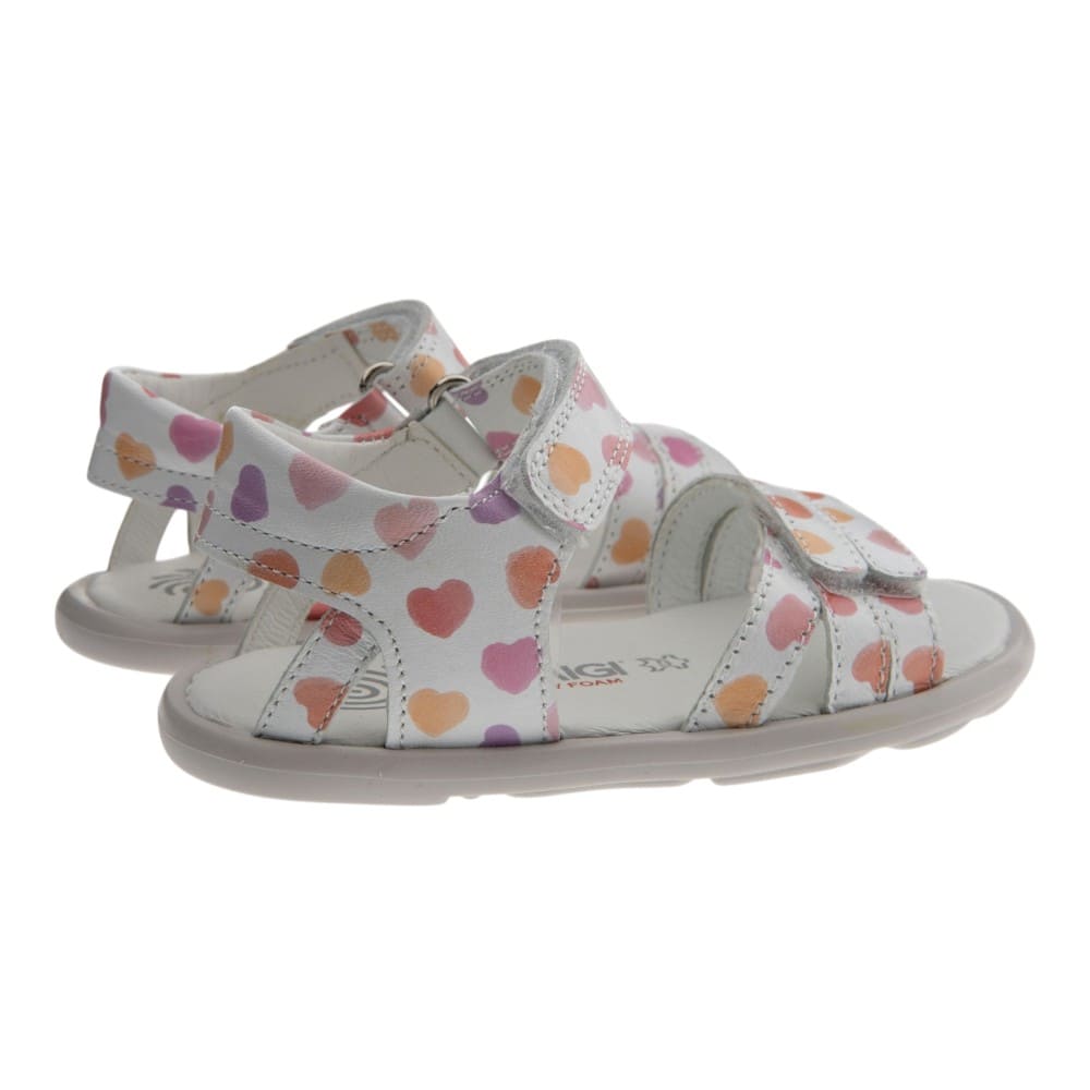 Sandalias blancas y corazones velcro Primigi foto 4