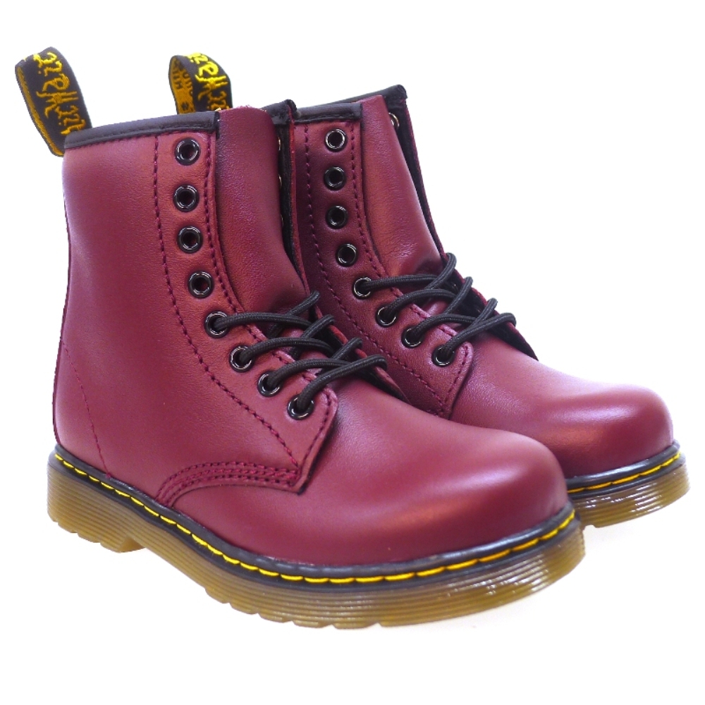 Bota militar con cremallera Dr Martens 1460 Kids