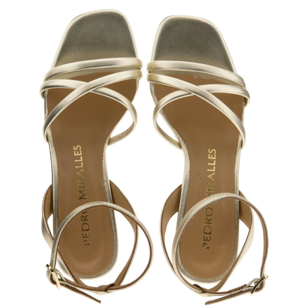 Sandalias Fiesta Doradas Pulsera Pedro Miralles | Elegancia para Eventos foto 2