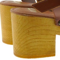 Zueco Tacón Denim Cuero Go Woman | Carrile foto 6