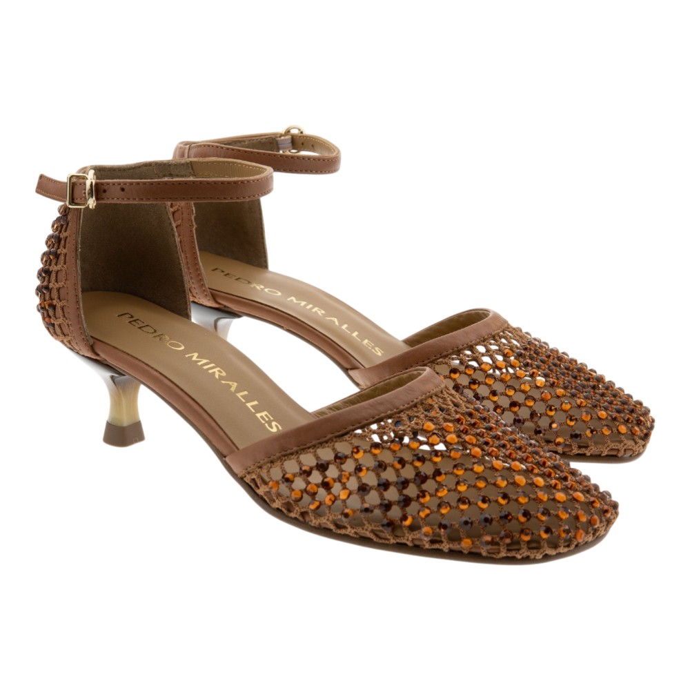 Zapatos fiesta tacón cerrados puntera Pedro Miralles 18656