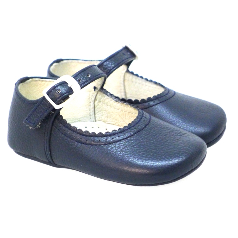 Merceditas bebé hebilla piel Outlet