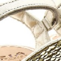 Abarcas metalizadas velcro lentejuelas Ria 20090-27270 foto 7