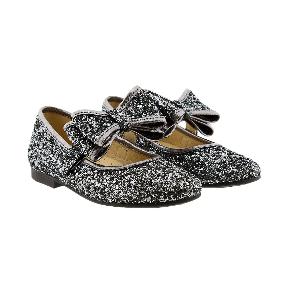 Merceditas niña glitter velcro adorno lazo Carrile 202947