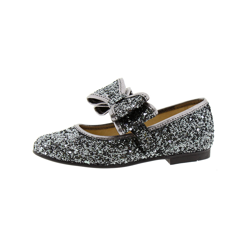 Merceditas niña glitter velcro adorno lazo Carrile 202947 foto 3