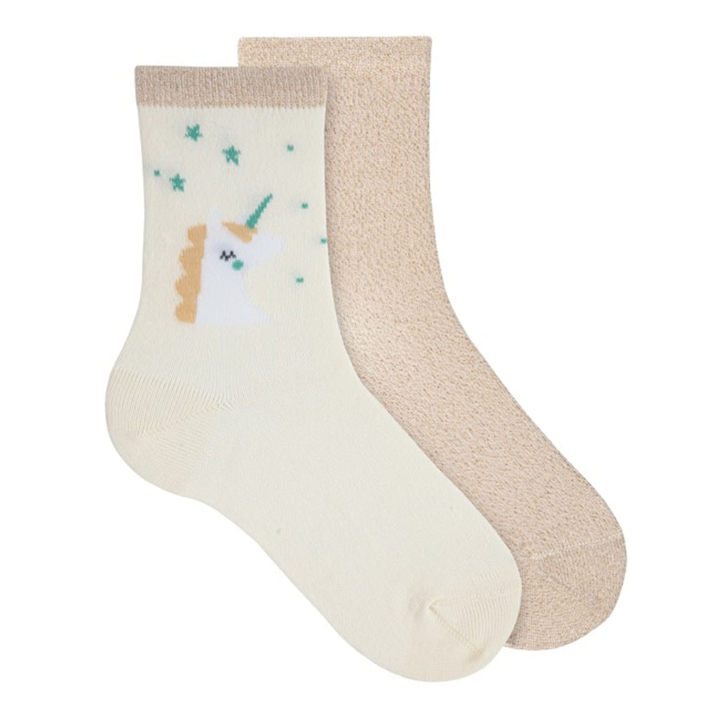 Pack calcetines niña unicornios Condor 20356/4