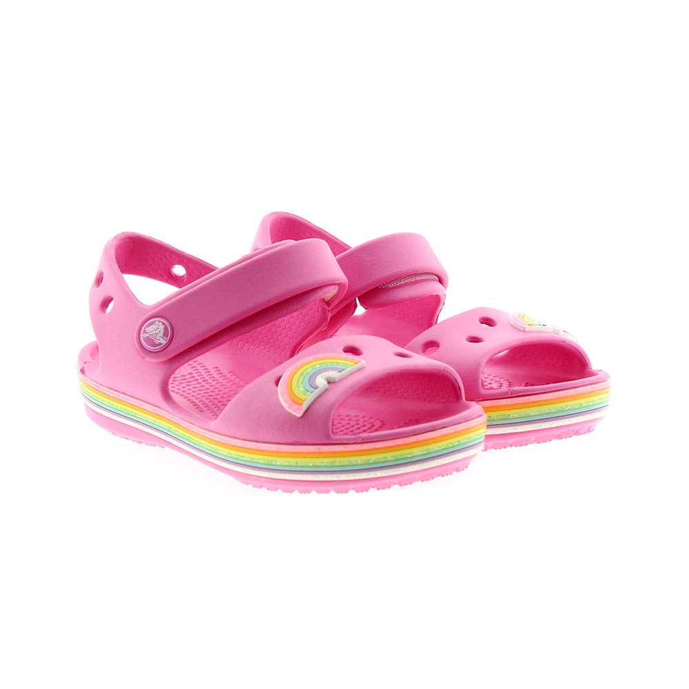 Sandalia agua niña arcoiris Crocs 206145