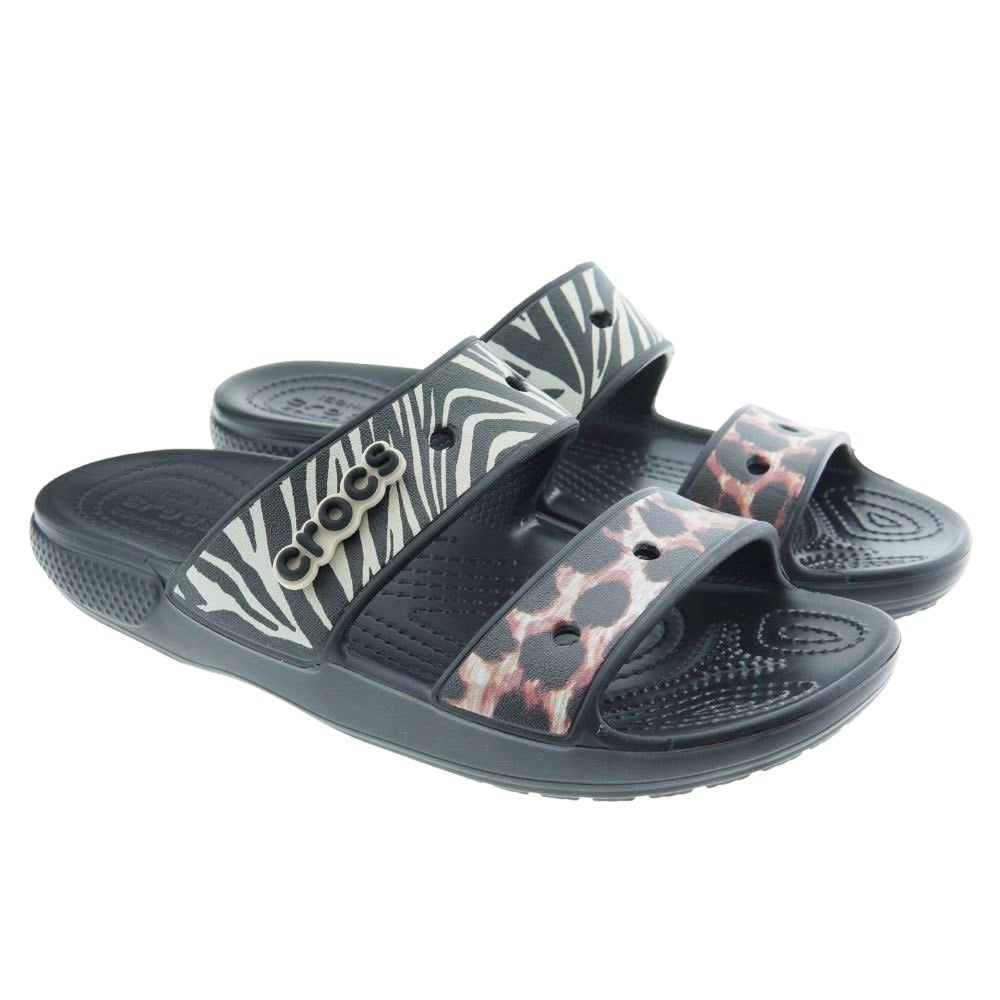 Pala mujer agua doble tira animal print Crocs 207847