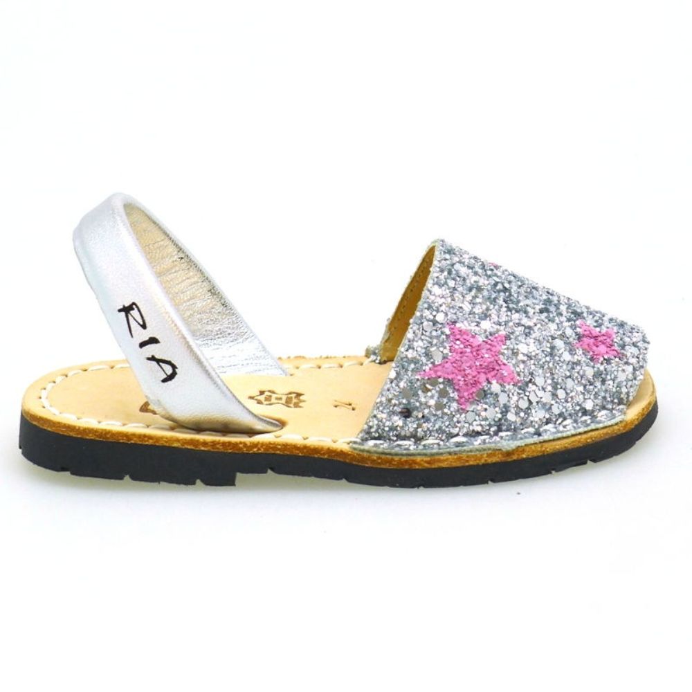 Menorquinas glitter estrellas niña Ria 21855 foto 3