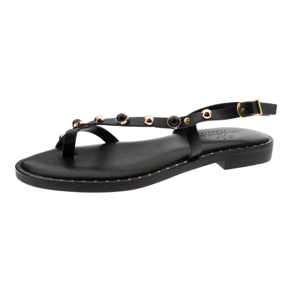 Sandalias esclavas dedo tachas Myconian foto 3