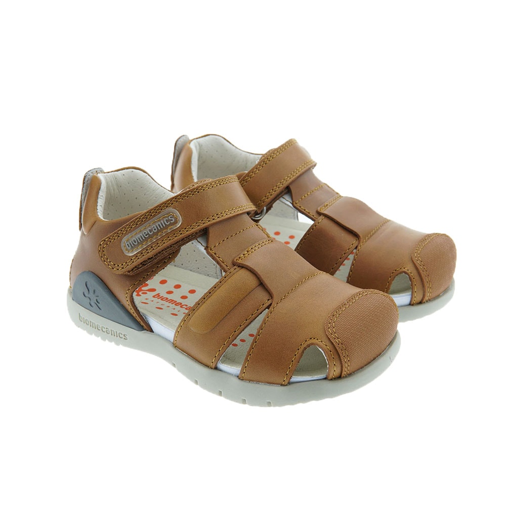 Sandalias ni?o cerradas piel velcro Biomecanics 222226