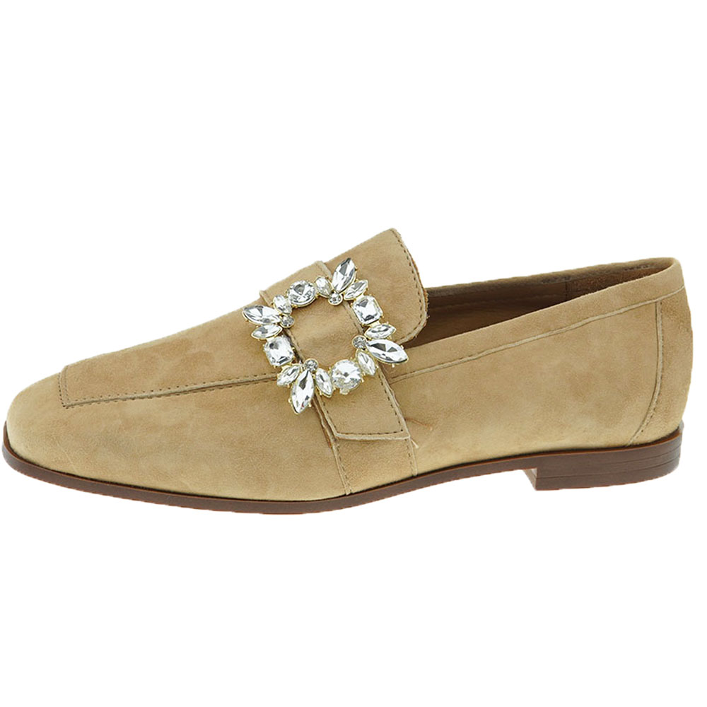 Mocasines broche cristales ante Alpe 228612 foto 3