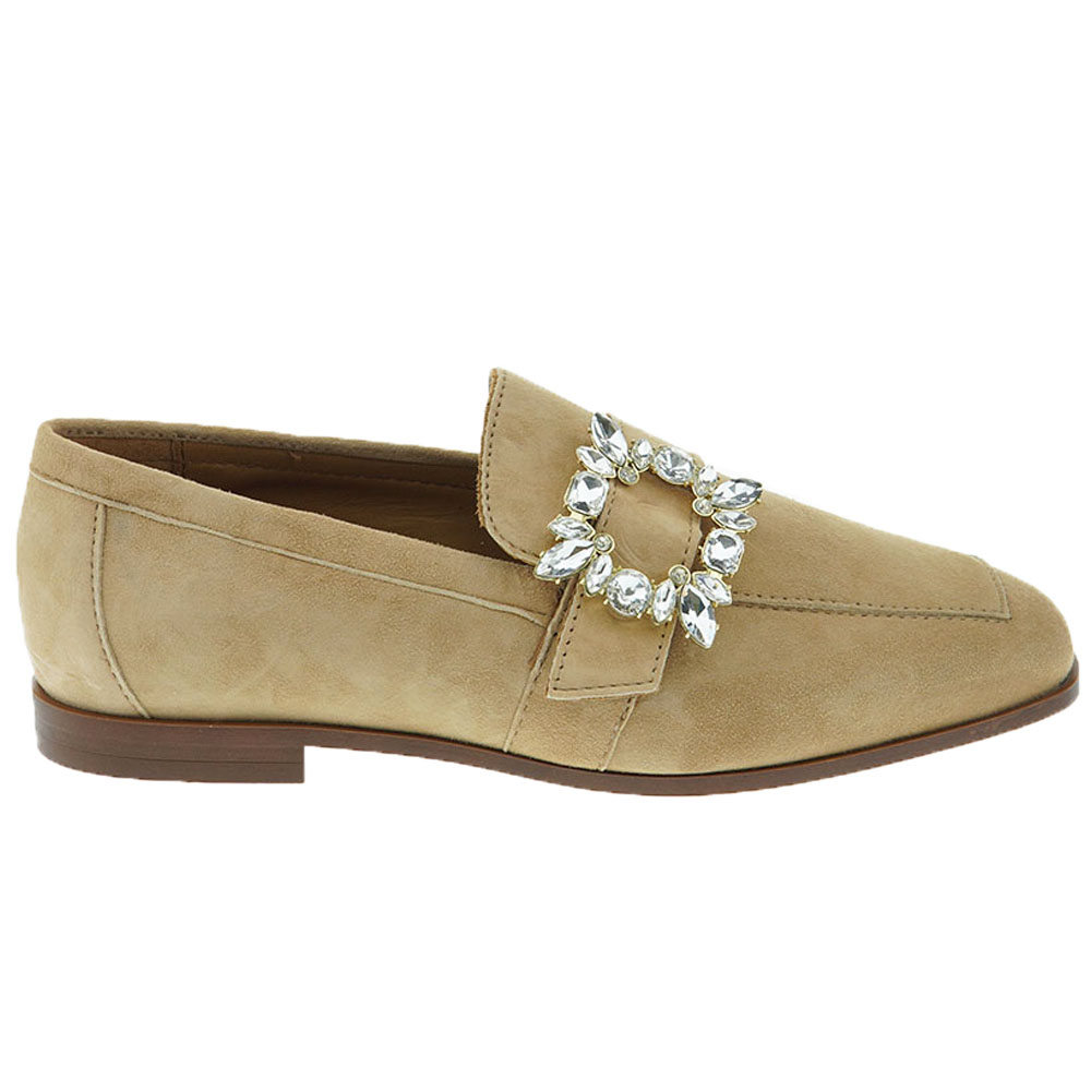 Mocasines broche cristales ante Alpe 228612 foto 5