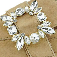 Mocasines broche cristales ante Alpe 228612 foto 7