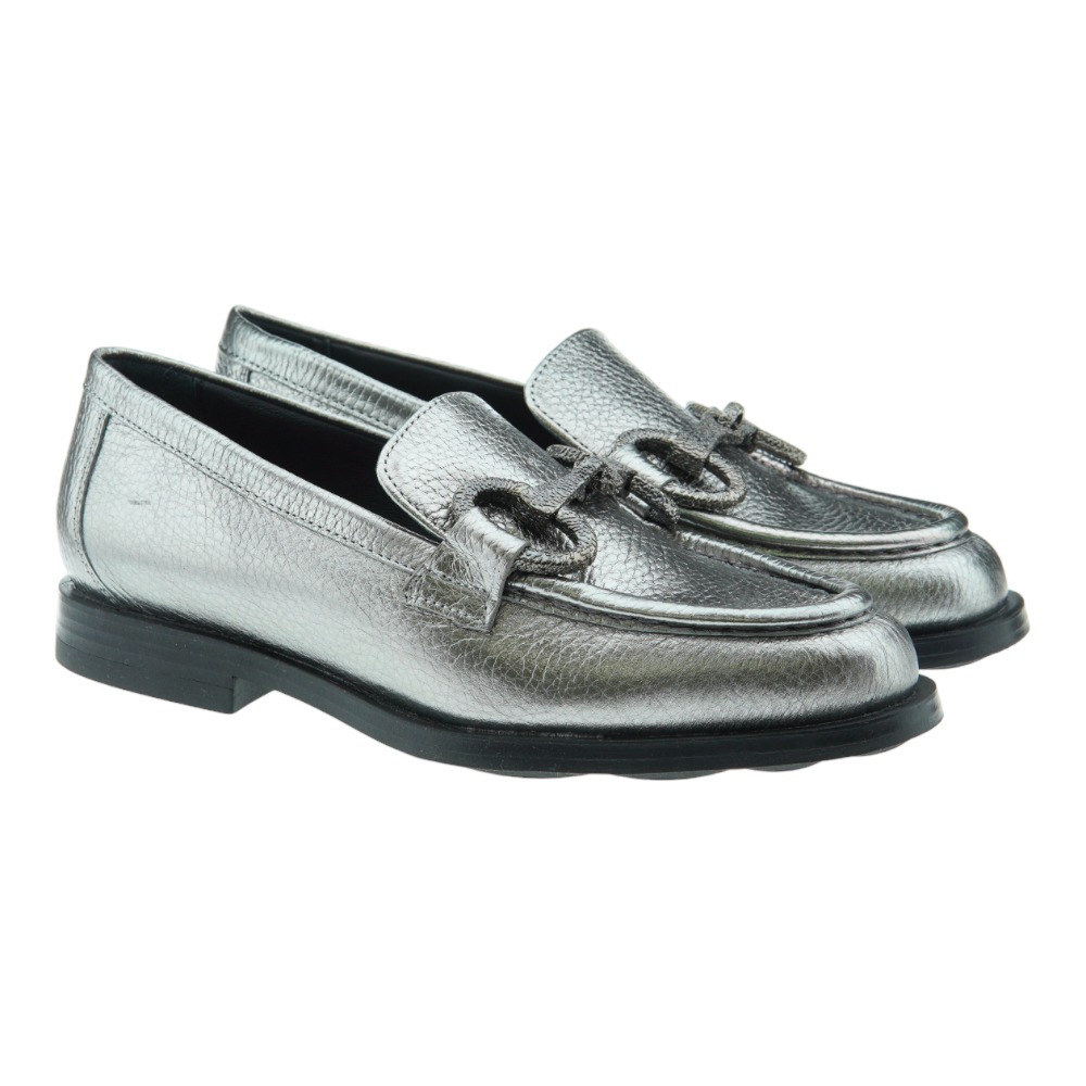 Mocasin mujer metalizado antifaz Pedro Miralles 2301