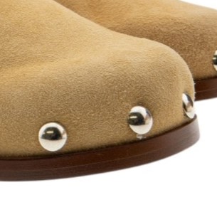 Zuecos beige mujer Alpe cómodos y con estilo para primavera-verano foto 7