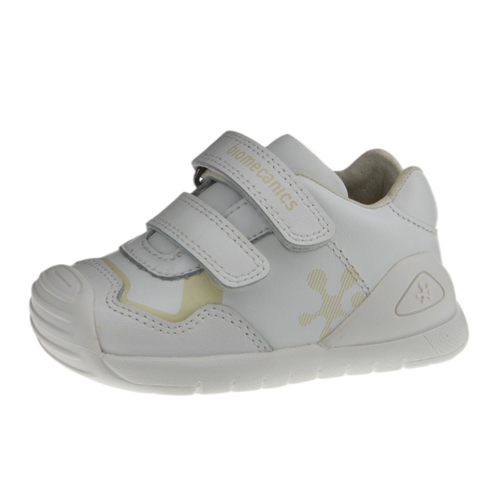 Zapatillas blancas bebé Biomecanics primeros pasos foto 3