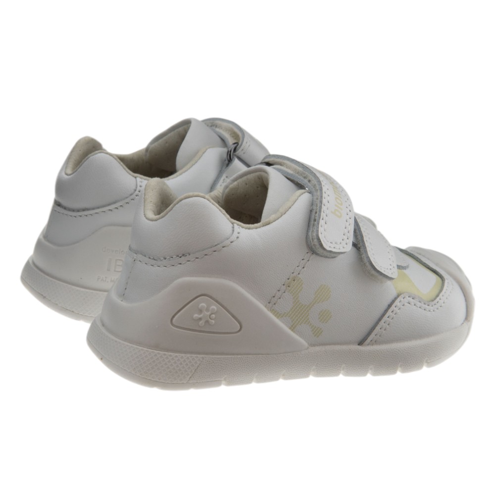 Zapatillas blancas bebé Biomecanics primeros pasos foto 4