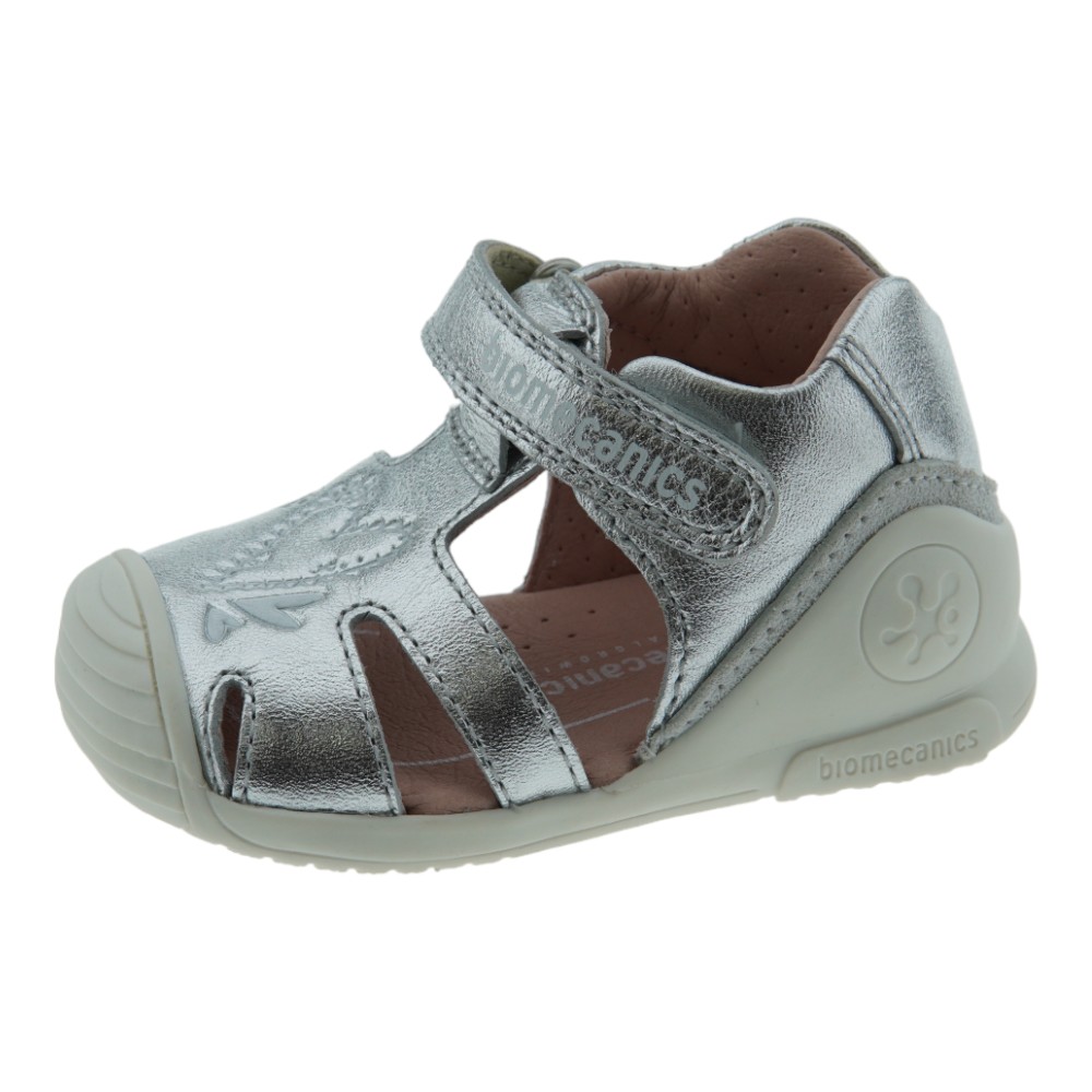 Sandalias Plateadas Biomecanics Bebé | Carrile foto 3