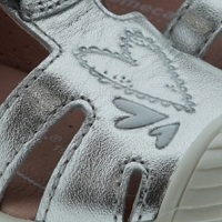 Sandalias Plateadas Biomecanics Bebé | Carrile foto 6