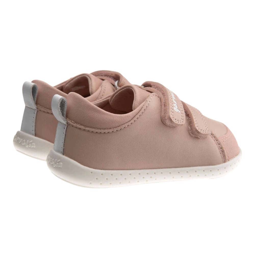 Zapatillas rosas barefoot velcros Garvalín para bebé foto 4