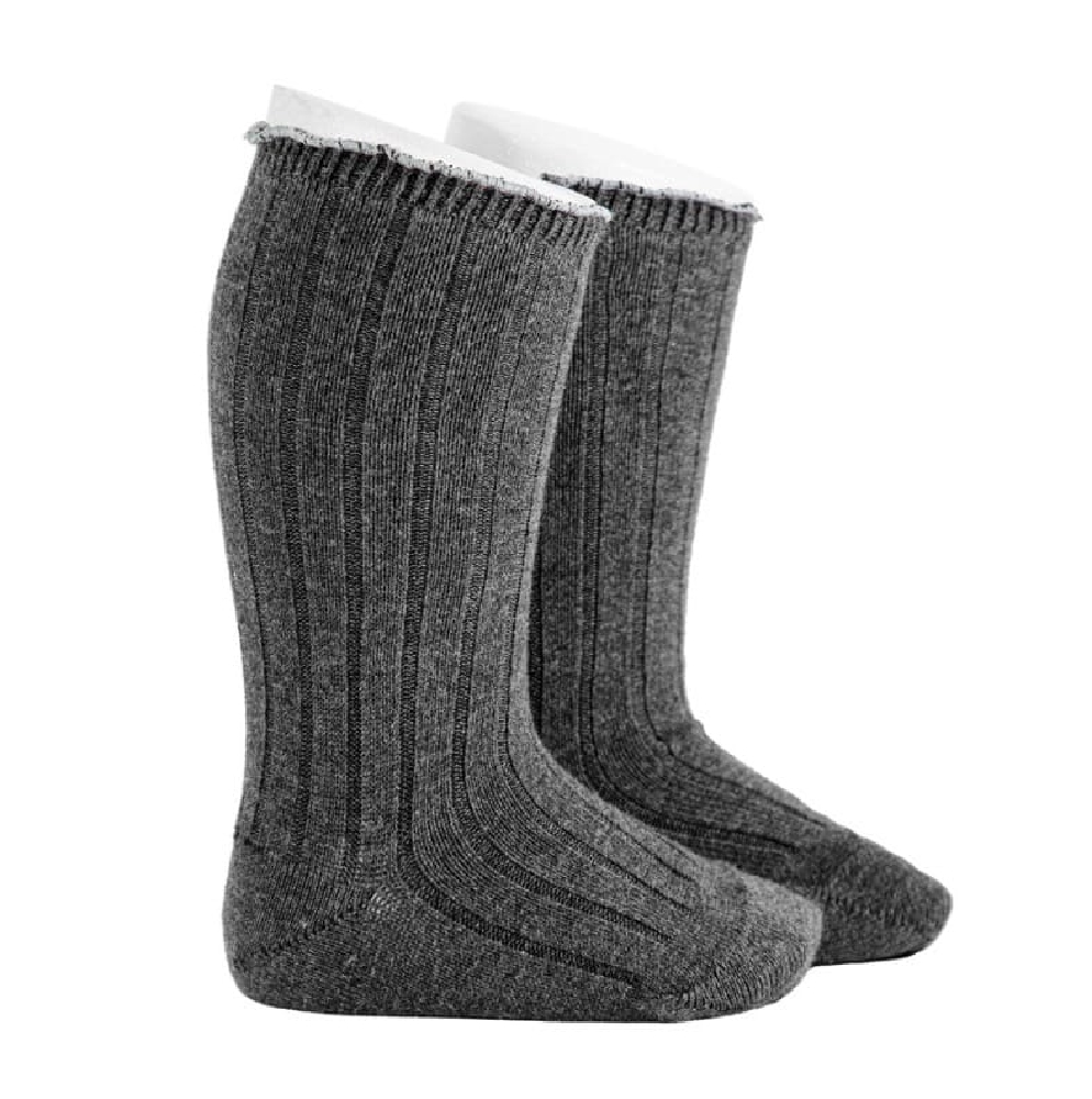 Calcetines altos Condor canalé 2496/2 