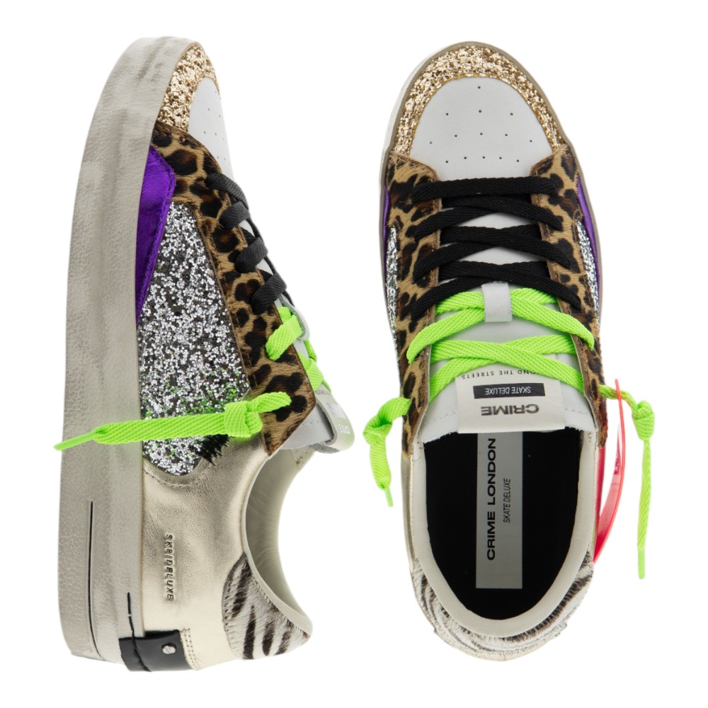 Sneakers leopardo mujer | Diseño exclusivo Crime London foto 2
