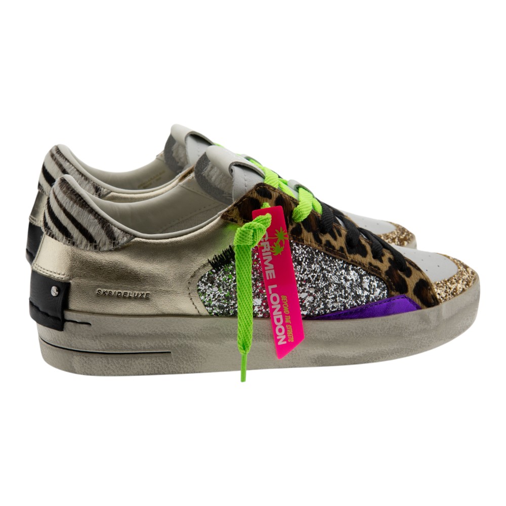 Sneakers leopardo mujer | Diseño exclusivo Crime London foto 4