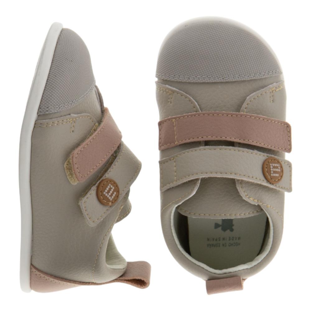 Zapatillas bebé respetuosas rosas | Primeros pasos cómodos foto 2