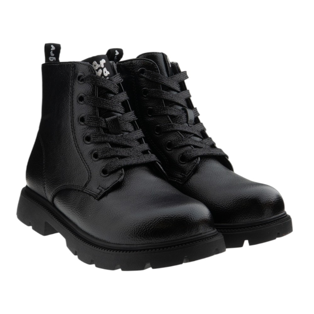 Botines niña militar negros Garvalín 251560