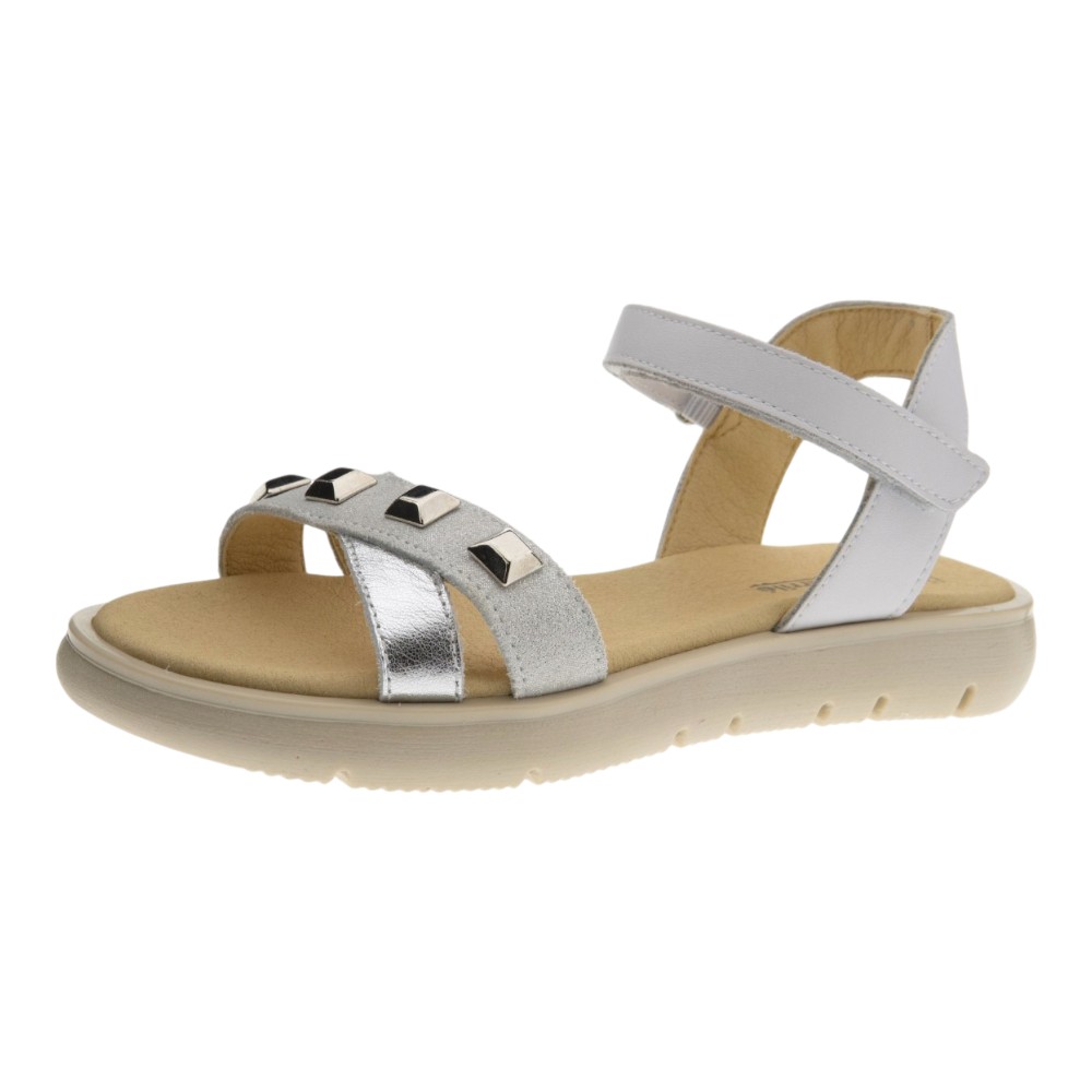 Sandalias plataforma niña Carrile con tachuelas doradas foto 3